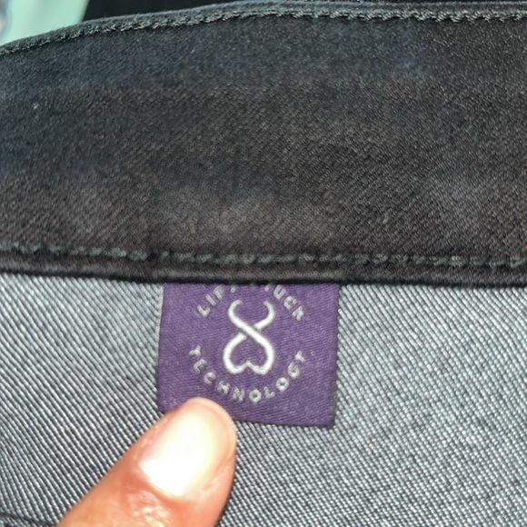 NYDJ  Leggings Lift Tuck Technology Black Jeans Style Zipper Size 20W - Picture 7 of 9